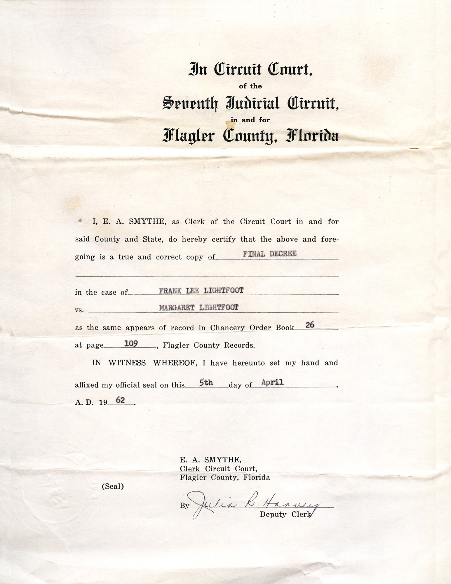 Frank and Margaret Lightfoot - Divorce  (9058 KB)
 
(Click on Picture to View Full Size)