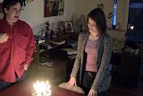 Robert Lightfoot and Vanessa Lightfoot Visiting home after Christmas and early birthday celebration January 27, 2013 in Ceres, California 2013-01-27-184118