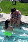 Jessica Norwood (in water), Lis Lightfoot, and Robert Lightfoot II May 4, 2013 at Robert's house in Modesto, California 2013-05-04-145302