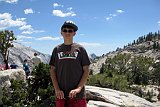 Brian Lightfoot II Note over his left shoulder is "Half Dome" about 30 miles away June 7, 2013 at Tioga Pass in Yosemite National Park 2013-06-07-143641