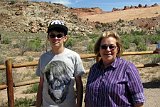 Brian Lightfoot II and Carol Lightfoot June 10, 2013 at Arches National Park near Moab, Utah 2013-06-10-094731